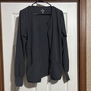 Med Couture Charcoal Zip-Up Jacket